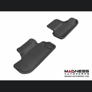 Dodge Challenger Floor Mats (Set of 2) - Rear - Black by 3D MAXpider (2008-2010)